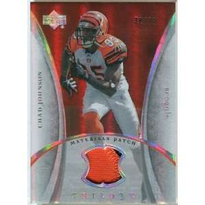   Deck Trilogy Materials Patch #CJ Chad Johnson /79 Sports Collectibles