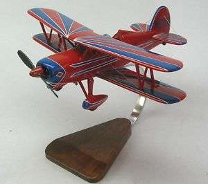 Great Lakes 2T 1A Airplane Desk Wood Model FreeShip New  