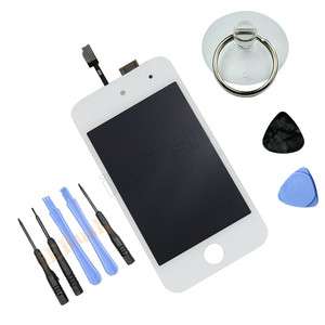 White LCD Screen Touch Screen Digitizer Assembly For iPod Touch 4 4th 