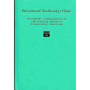   Of Intracranial Aneurysms, Vol. 20, No.2 George P. Varkey Books