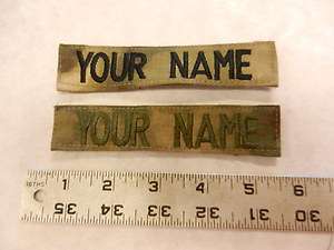   FG Single Name Tape With Velcro 1x5 A TACS New POLICE AIRSOFT MILITARY
