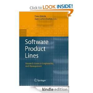 Software Product Lines Research Issues in Engineering and Management 