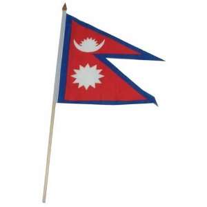  Nepal Flag 12 x 18 inch Patio, Lawn & Garden