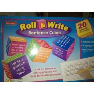  Roll & Write Sentence Cubes