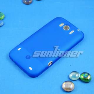 matte TPU Case Skin Cover for HTC Sensation XL,Runnymede,X315E +LCD 