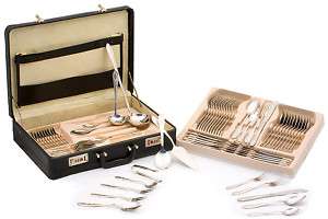 72 Piece Gold Plated Flatware Set T304 Stainless Steel  