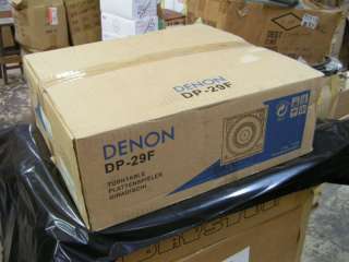 DENON DP 29F Belt Drive Turntable  