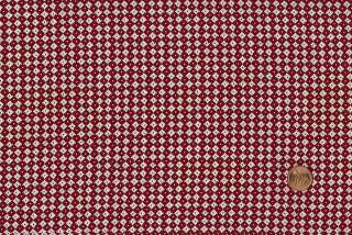 CLEARANCE   3YDS TREASURES FROM THE PAST RED CHECKS REPRODUCTION 