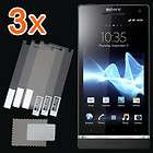 New 3x CLEAR LCD Screen Protector Guard Cover Film for Sony Xperia S