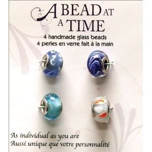   Bead At A Time Glass Bead Value Pack 4/Pkg Light