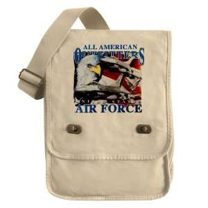 Messenger Field Bag Khaki All American Outfitters United States Air 