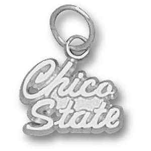Cal State University Script Chico State 5/16 Pendant (Silver 