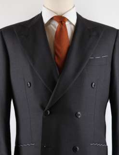 New $4200 Borrelli Gray Suit 42/52  