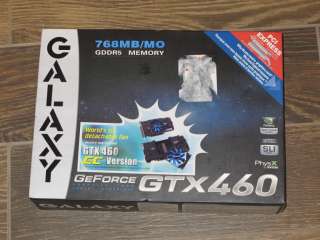 NEW GALAXY Technology NVIDIA GeForce GTX 460 60XMH6HS3HMW Video 