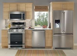 NEW Electrolux Stainless Steel 4 Piece Appliance Package with Side by 