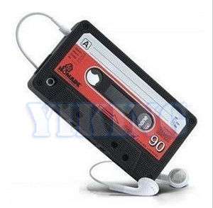 New Cassette Tape Silicone Case Cover iPhone 3G 3Gs Black Free Postage 