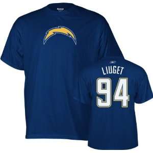  Corey Liuget San Diego Chargers Navy Reebok Name & Number 
