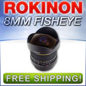   8mm Ultra Wide Angle f/3.5 Fisheye Lens for Canon EF Mount FE8M C