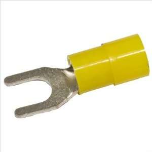 Nylon Insulated Spade Terminals in Yellow with 12 10 Wire and 8 