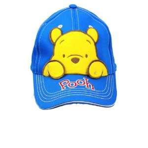  Baseball Cap   Disney   Winnie the Pooh   Pooh Head Blue 