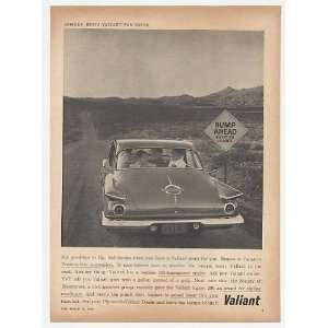  1962 Plymouth Valiant Say Good Bye to Bumps Print Ad 