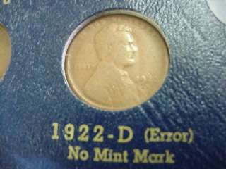 1909 1940 LINCOLN PENNY COMPLETE SET WITH S VDB 1914 D 1922 PLAIN 