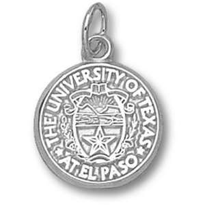  University of Texas El Paso Seal 1/2 Pendant (Silver 