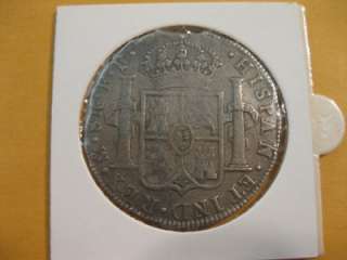   Cazador Shipwreck coin, 8 Reales large silver coin, Colonial type coin