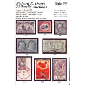  Richard Drews Sale #9 (Stamp Auction Catalog) (Aug 23 25 
