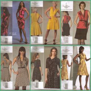 Vogue Sewing Pattern Tracy Reese American Designer Misses w/ Plus Size 