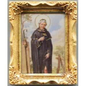 St. Peregrine (162 515) in 3 x 2 Antique Gold Frame  