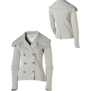 New Womens/Girls Element Darian Fleece Gray PeaCoat Jacket/Coat  