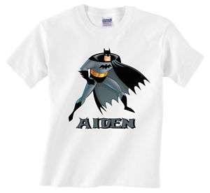 New Custom Personalized Batman T Shirt Birthday Gift  