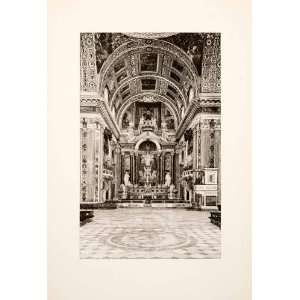  Italy Cathedral Religion Arches   Original Photogravure Home