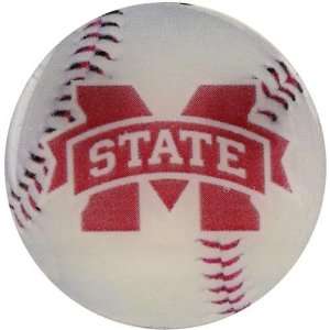  NCAA Mississippi State Bulldogs Double Back Baseball Pin 