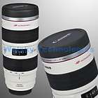 canon ef 70 200mm camera lens cup coffee stainless steel