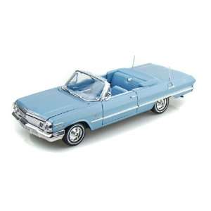  1963 Chevy Impala Convertible 1/26   Blue Toys & Games