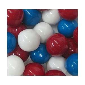 Gumballs   Red, White and Blue 2 1/2 lbs.  Grocery 