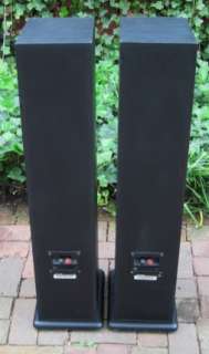   AUDIO R 40 R40 MONITOR TOWER SPEAKERS~HOME AUDIO~THEATER~BLACK~WORKING