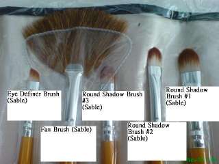 Make up Brushes sable Blush Eye Shadow Puma 12 Pigment  
