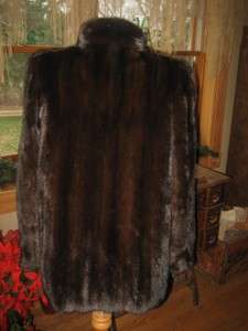 Excellent Ralph Lauren Female Small Medium Mink Fur Jacket Coat #327s 