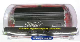 NEW STINGER SPC5010 CAPACITOR PRO 10 FARAD DIGITAL CAP  