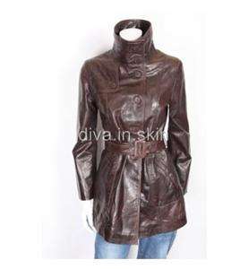   LEATHER LONG WINTER MILITARY TRENCH COAT JACKET TAYLOR MADE SIZE