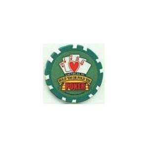  America The Beautiful Green Poker Chips, Set of 50 Sports 