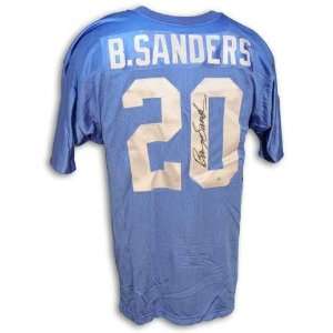   Barry Sanders Lions Blue Throwback Mitchell And Ness Jersey Sports