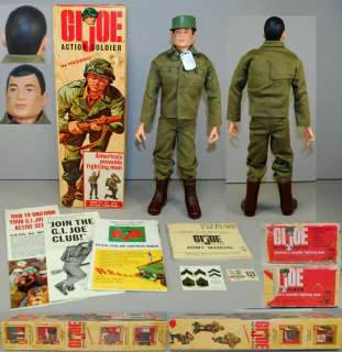 GI Joe 1964 #7500 MIB Action Soldier Brunette C9++  