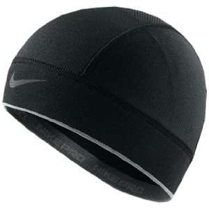  NIKE PRO SKULLY SKULL CAP BLACK Snug, Comfortable Fit 