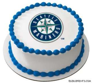 Seattle Mariners Edible Image Icing Cake Topper  