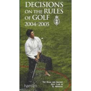  Decisions on the Rules of Golf (9780600608943) Royal and 