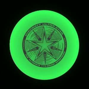   Glow Ultrastar 175 g   Glow in the Dark Flying Disc Made in the USA